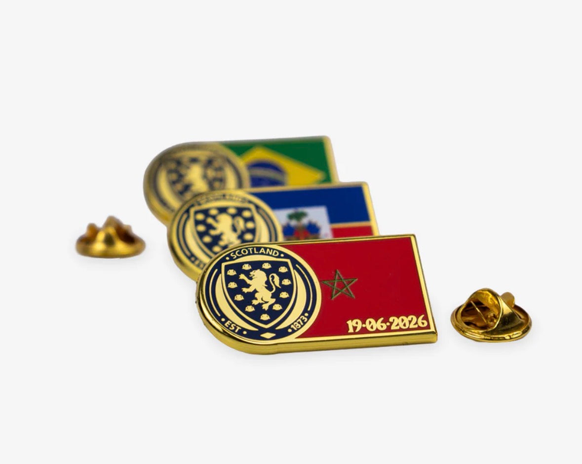 Scotland Group C Scorecard Pin Badge Collection
