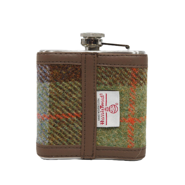 Harris Tweed Hip Flask