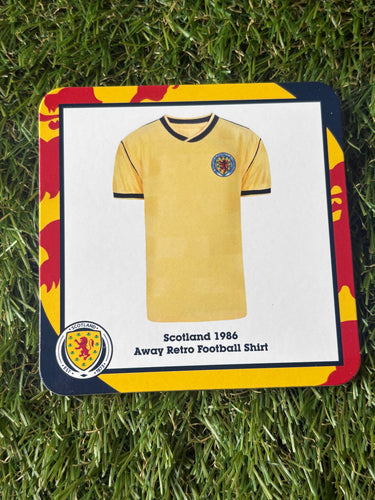Retro 1986 Away Strip Coaster