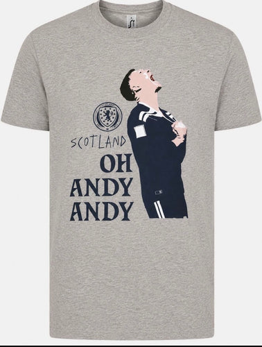 Oh Andy Andy Grey Marl T Shirt