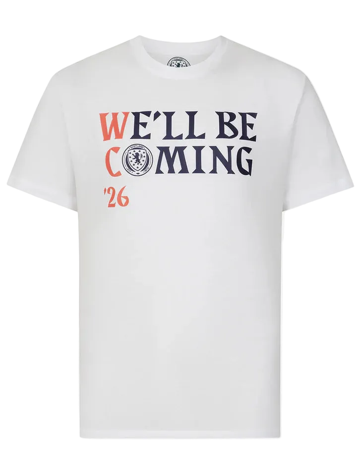 Official Team Scotland 'We'll be Coming' Qualification T-Shirt