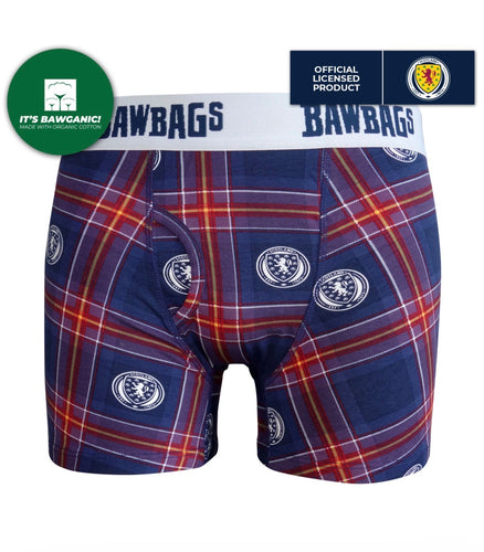 Scotland National Team - Tartan Cotton Boxer Shorts