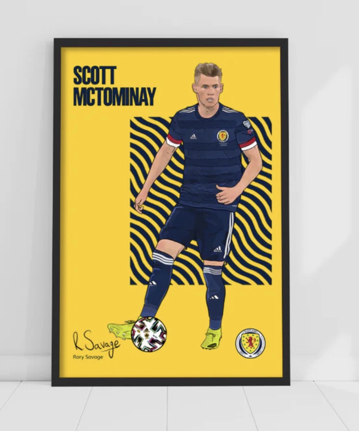 Scotland National Team Scott McTominay Poster A3