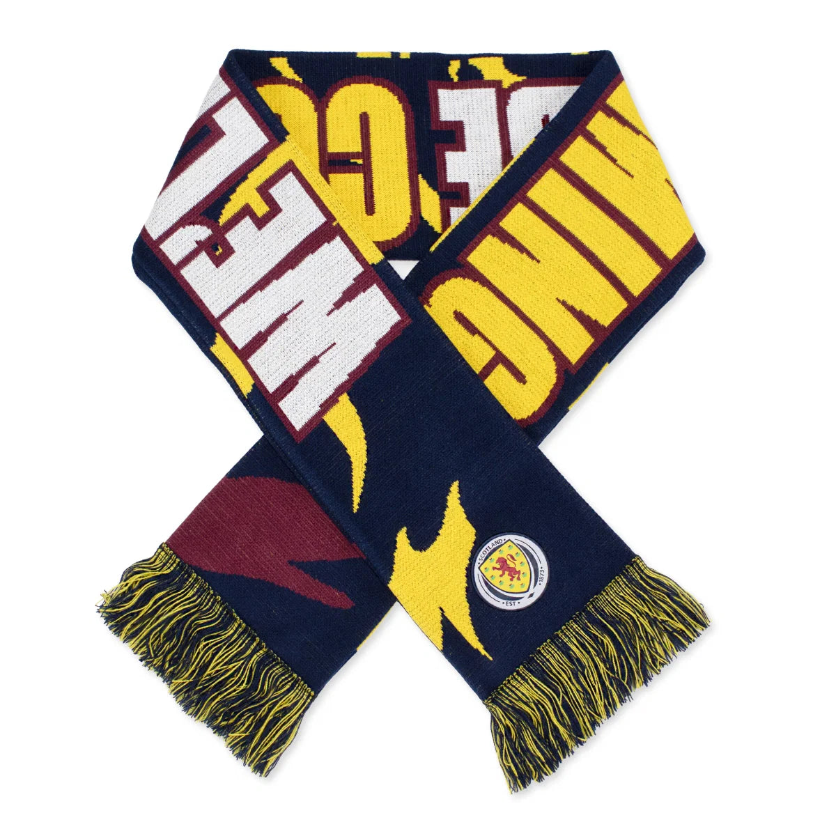 Scotland National Team 'We'll be Coming' Slogan Scarf