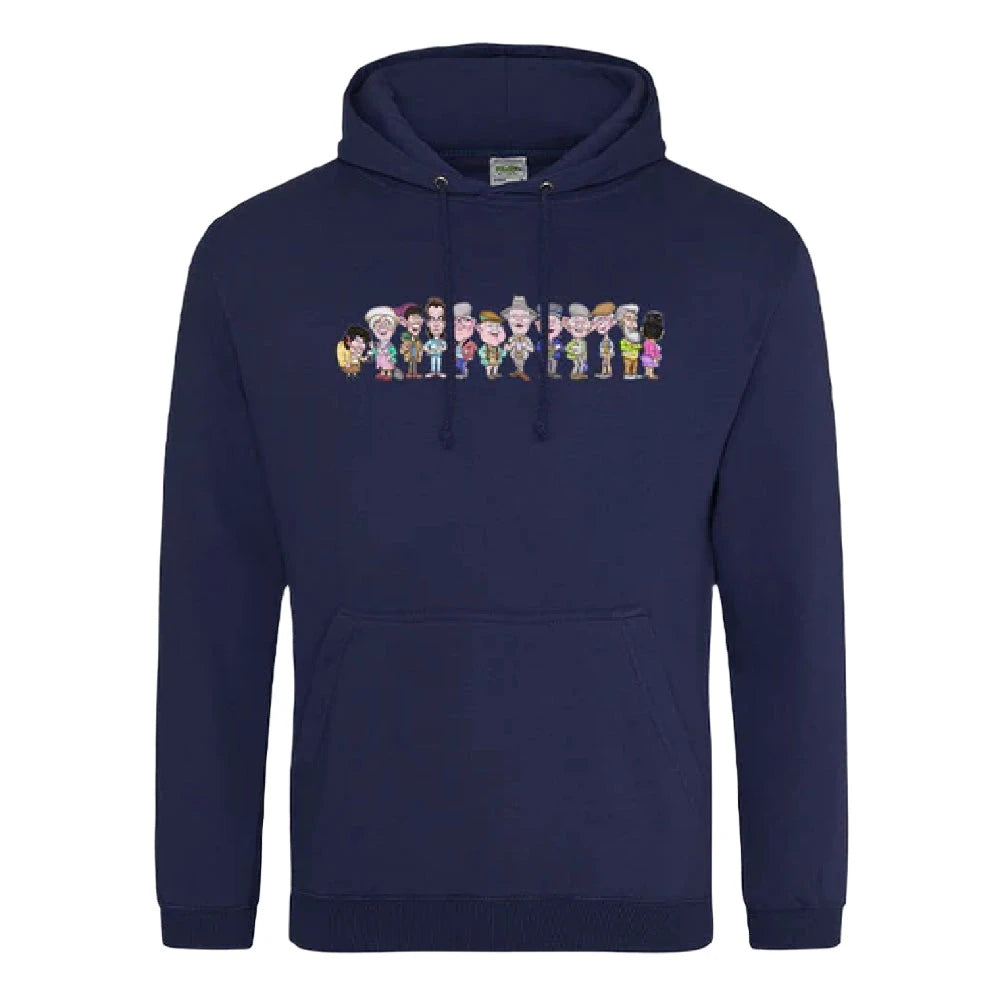 The Whole Gang Oxford Navy Hoodie