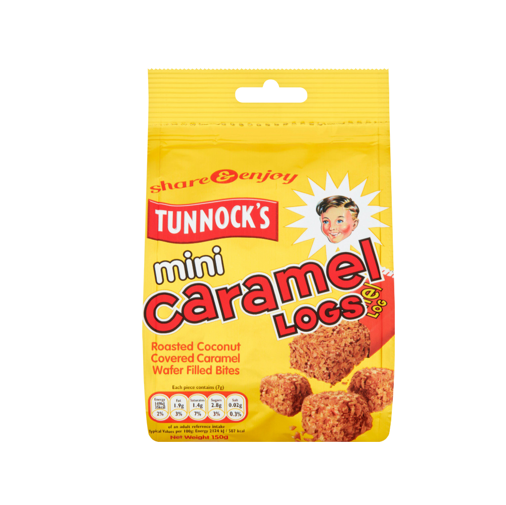 Tunnock's Mini Caramel Log Pouch 150g