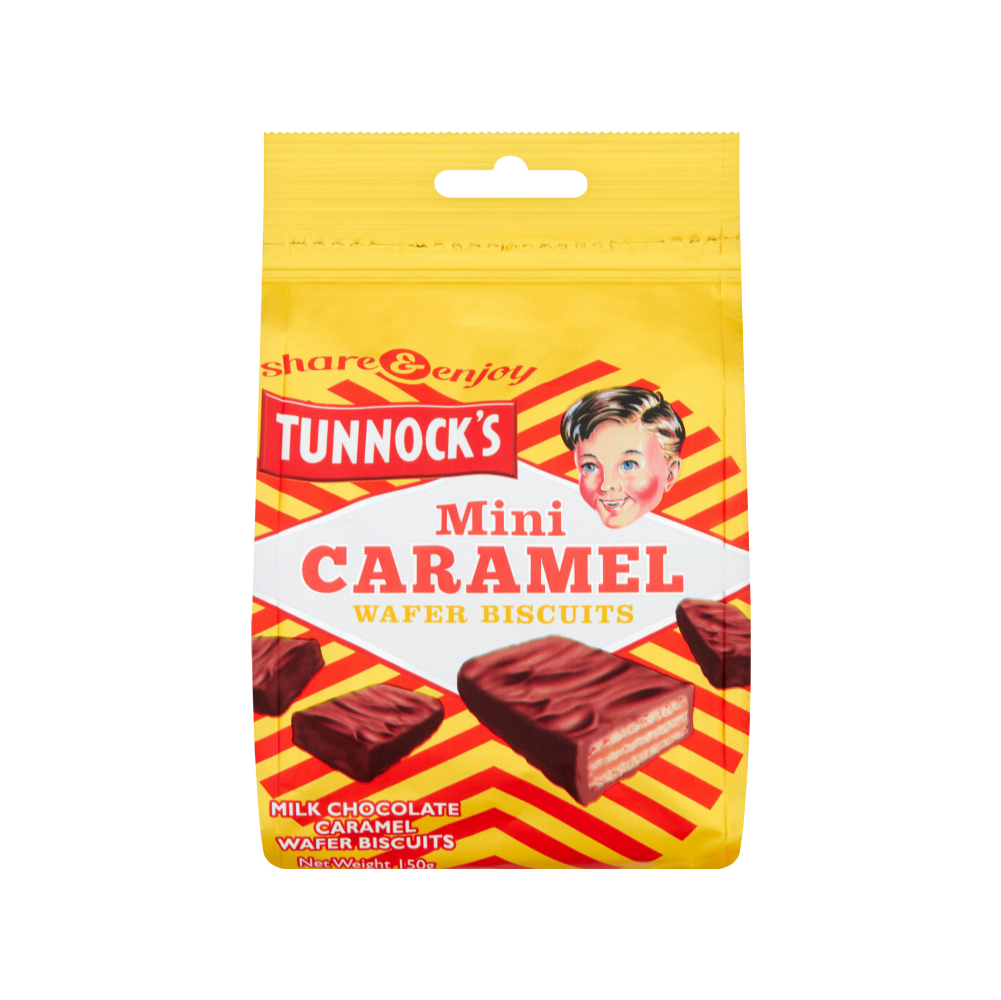 Tunnock's Mini Caramel Wafer Pouch 150g