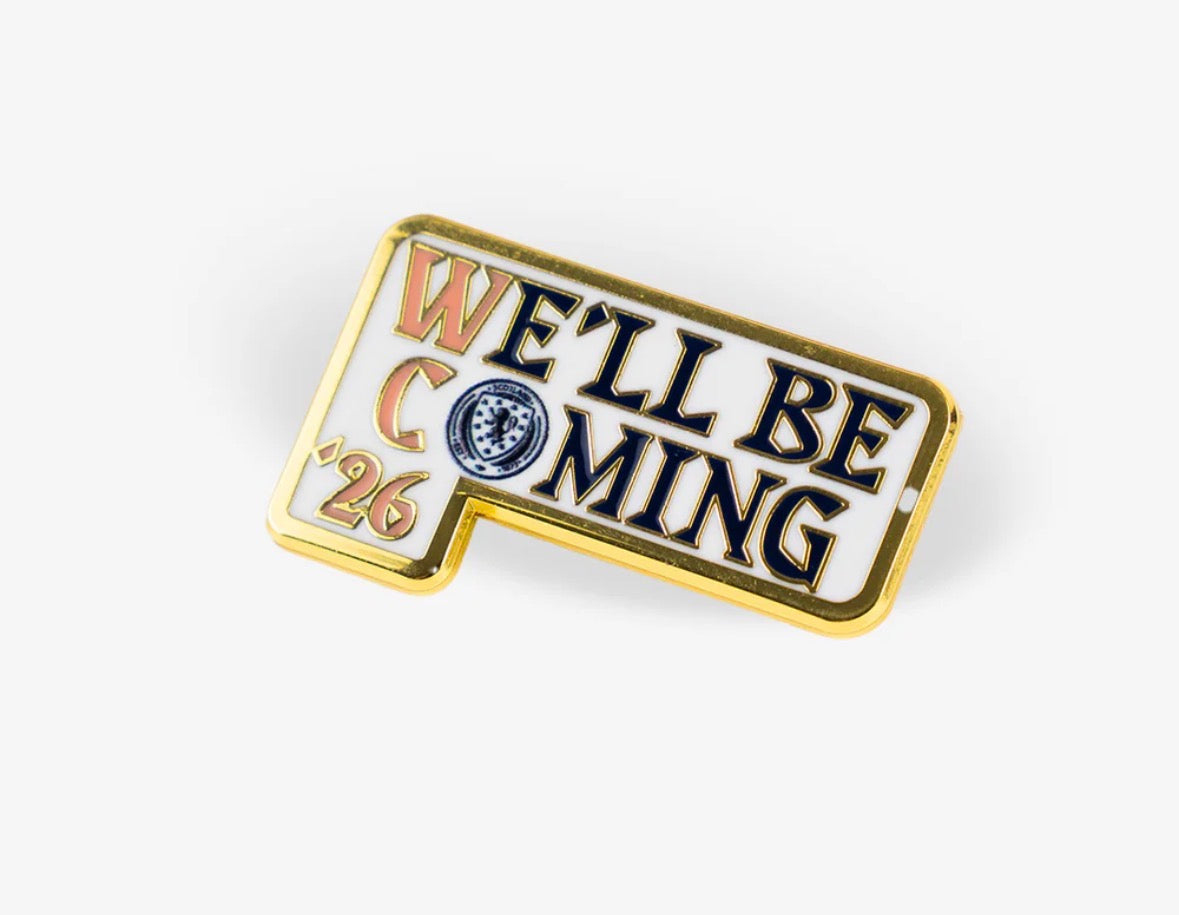 Official We’ll Be Coming Scotland Pin