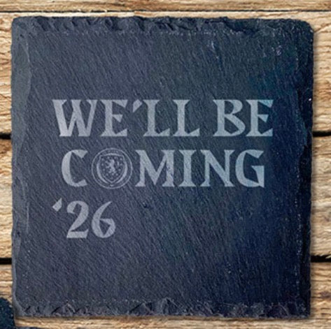 26WC Scotland National Team World Cup 26 Slate Coaster Single