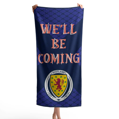 Scotland We'll Be Coming Beach/Sports Towel (140x70cm)