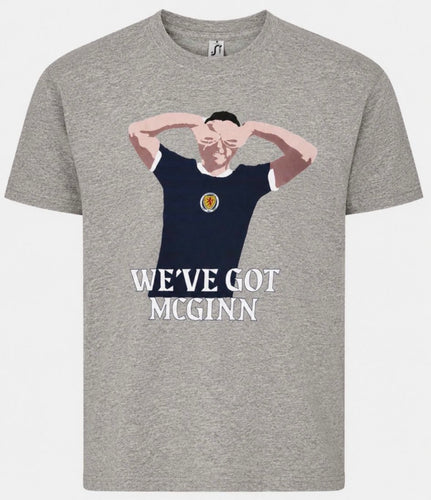 We've Got McGinn Grey Marl T Shirt