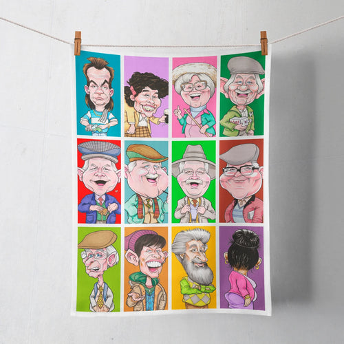 The Whole Gang Tea Towel