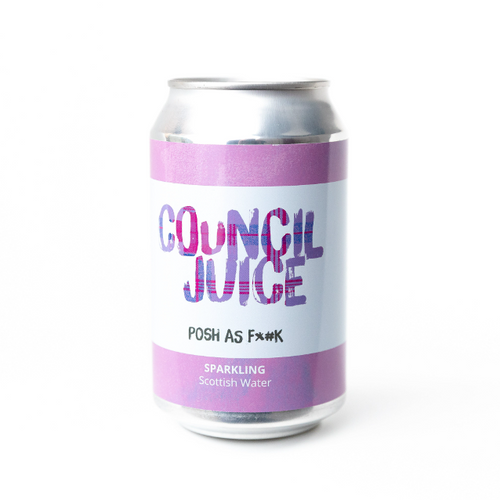 Council Juice Posh As F**k Sparkling Water 330ml