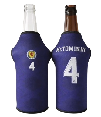 Scotland National Team Scott McTominay Beer Bottle Cooler