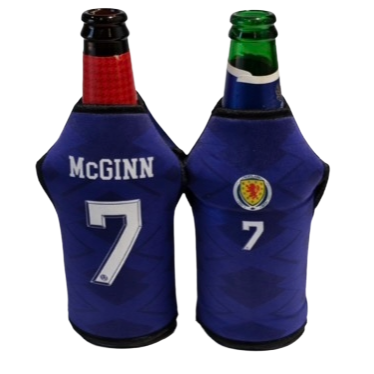 Scotland National Team John McGinn Beer Bottle Cooler