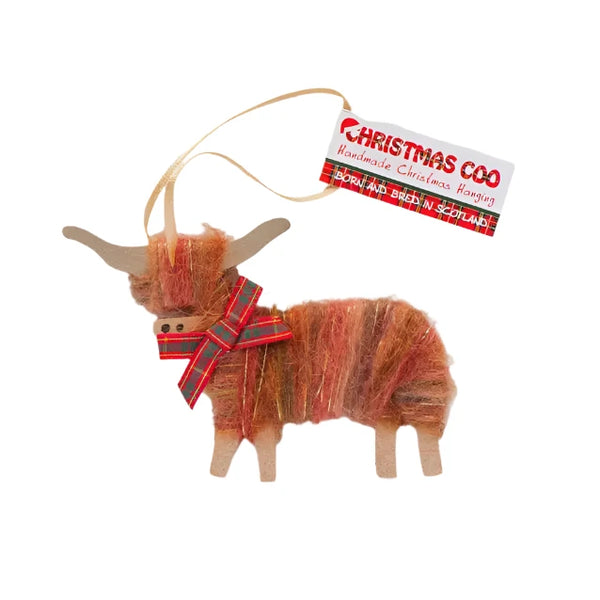 Hairy Coo Christmas Tree Decoration