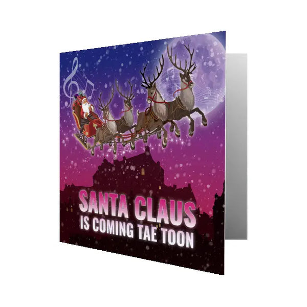 Santa Claus Coming Xmas Card