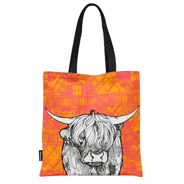 Tartan Cow Heavyweight Tote