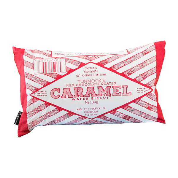 Tunnock’s Caramel Wafer Wrapper Cushion