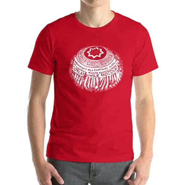 Tunnock’s Tea Cake Unisex T-shirt – Red